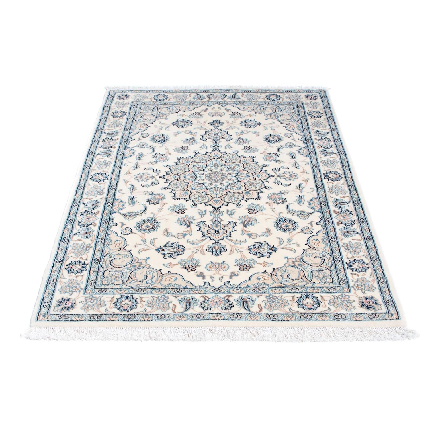 Tapis persan - Nain - Royal - 155 x 103 cm - beige