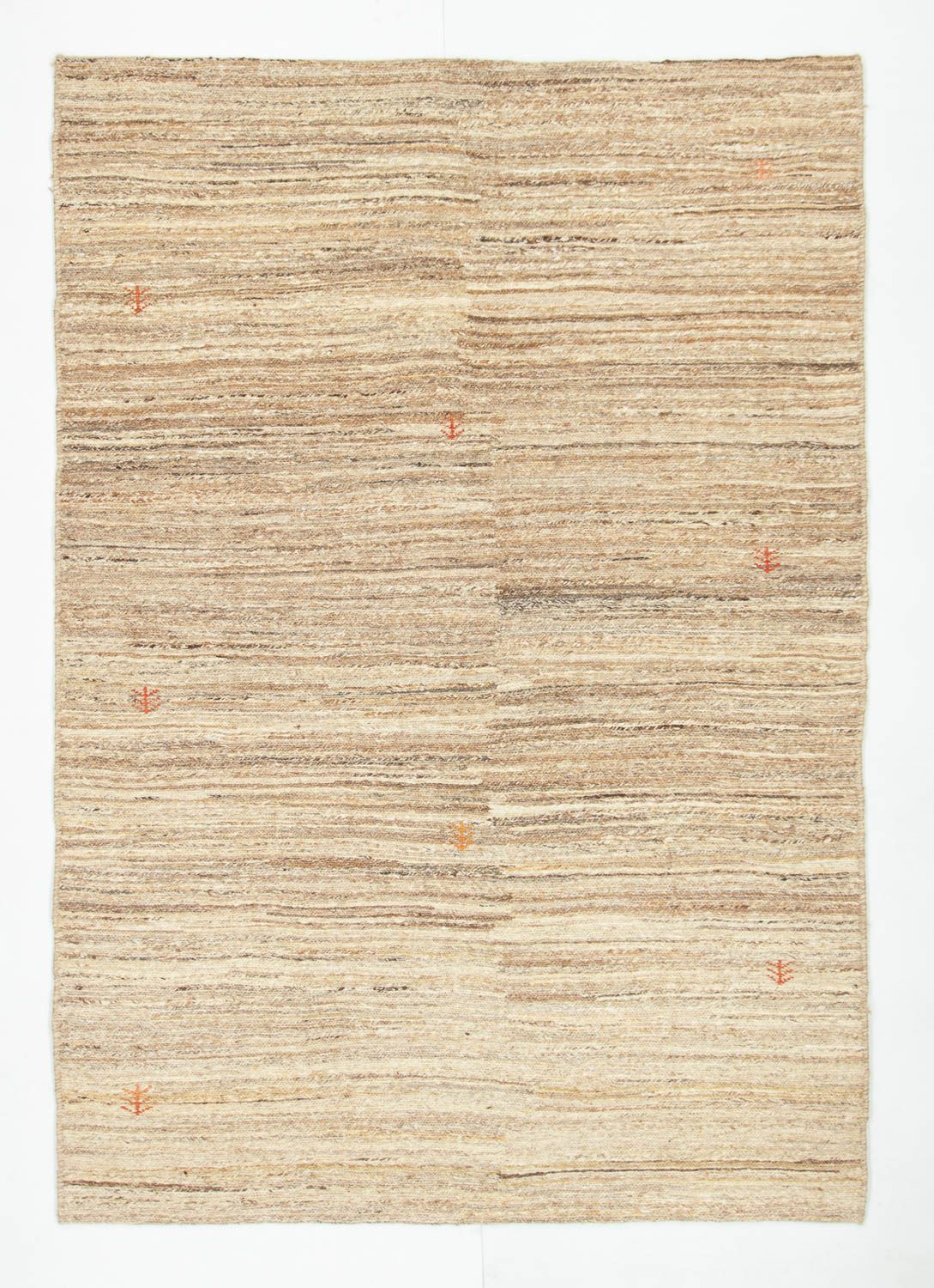 Tapis Gabbeh - Persan - 200 x 136 cm - beige