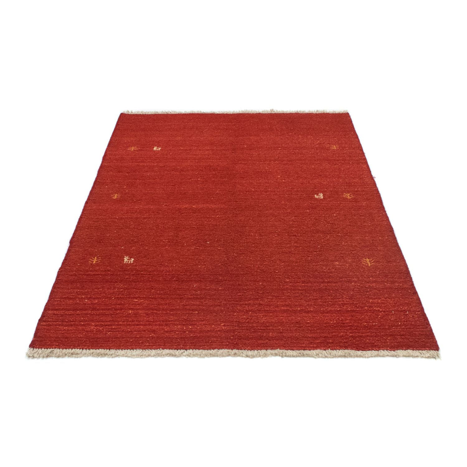 Tapis Gabbeh - Persan - 174 x 117 cm - rouge