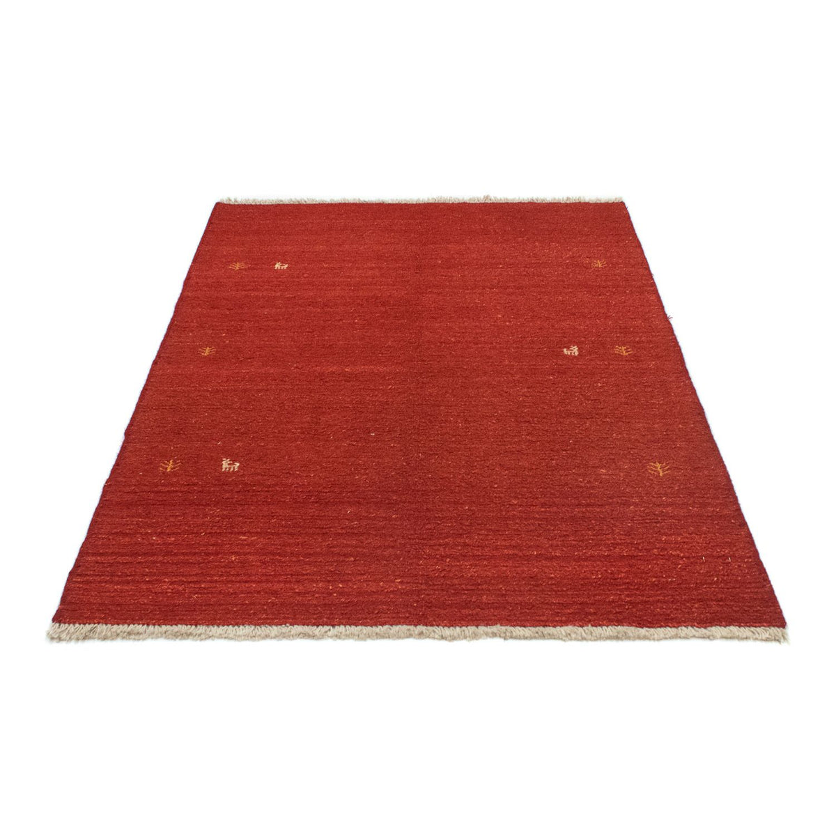 Tapis Gabbeh - Persan - 174 x 117 cm - rouge