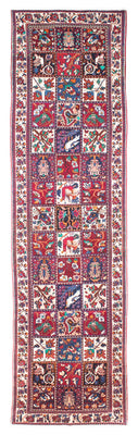 Tapis de couloir Tapis persan - Nomadic - 396 x 103 cm - multicolore