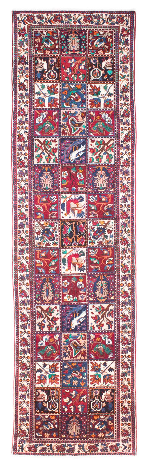 Tapis de couloir Tapis persan - Nomadic - 396 x 103 cm - multicolore