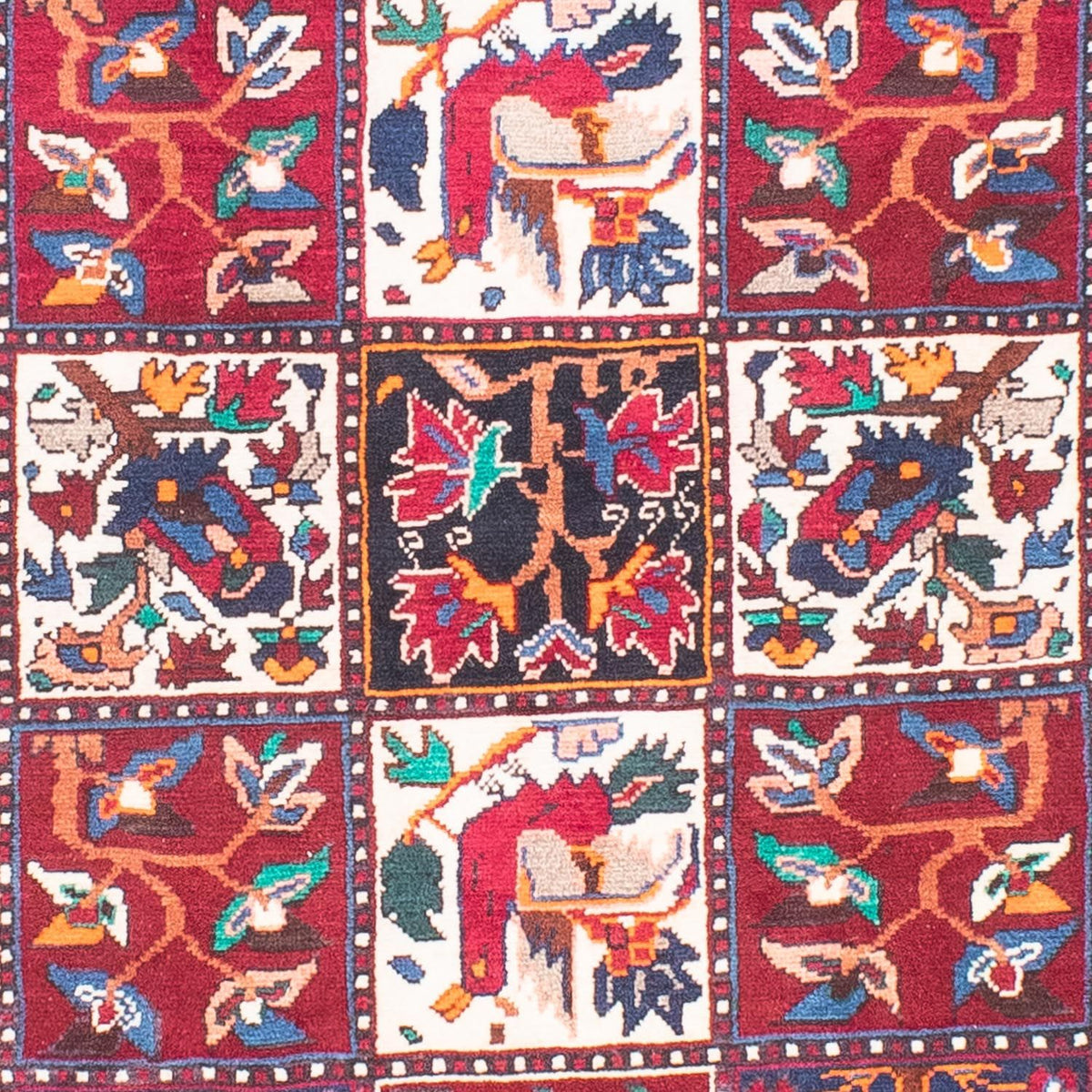 Tapis de couloir Tapis persan - Nomadic - 396 x 103 cm - multicolore