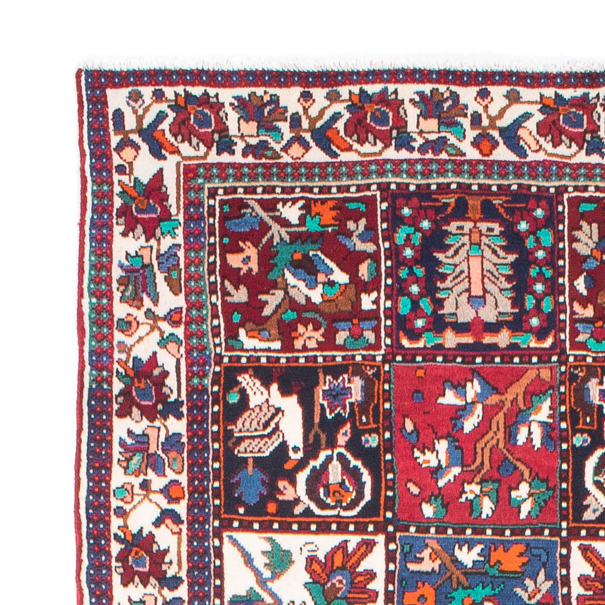 Tapis de couloir Tapis persan - Nomadic - 396 x 103 cm - multicolore