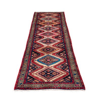 Tapis de couloir Tapis persan - Nomadic - 310 x 82 cm - rouge clair