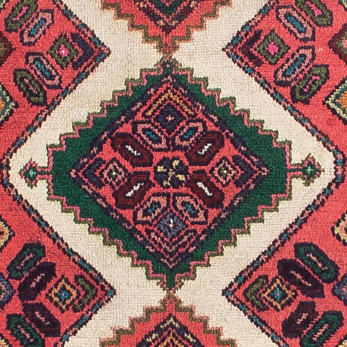 Tapis de couloir Tapis persan - Nomadic - 290 x 70 cm - rouge clair