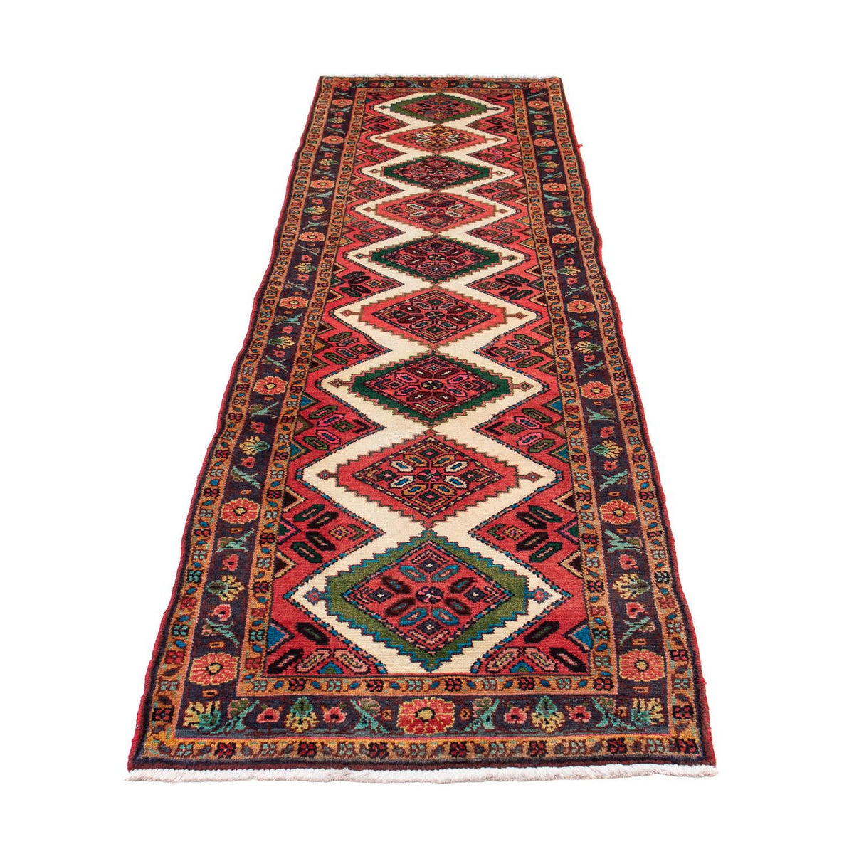 Tapis de couloir Tapis persan - Nomadic - 290 x 70 cm - rouge clair