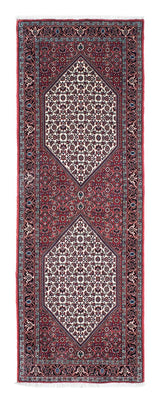 Tapis de couloir Tapis persan - Bidjar - 208 x 73 cm - rouge