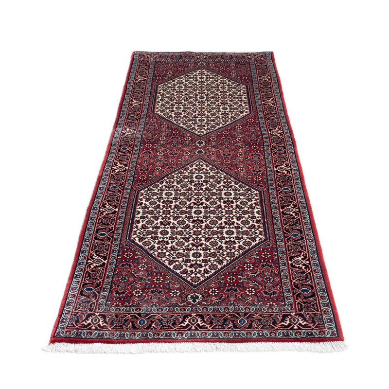 Tapis de couloir Tapis persan - Bidjar - 208 x 73 cm - rouge