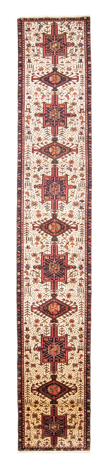 Tapis de couloir Tapis persan - Nomadic - 432 x 66 cm - beige