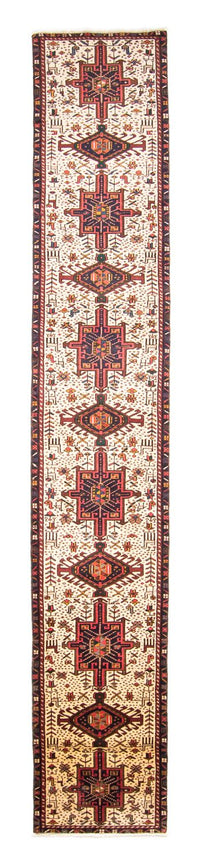 Tapis de couloir Tapis persan - Nomadic - 432 x 66 cm - beige