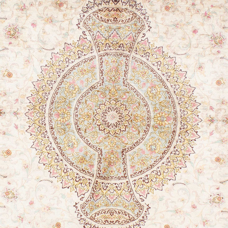 Tapis persan - Ghom - 235 x 157 cm - beige