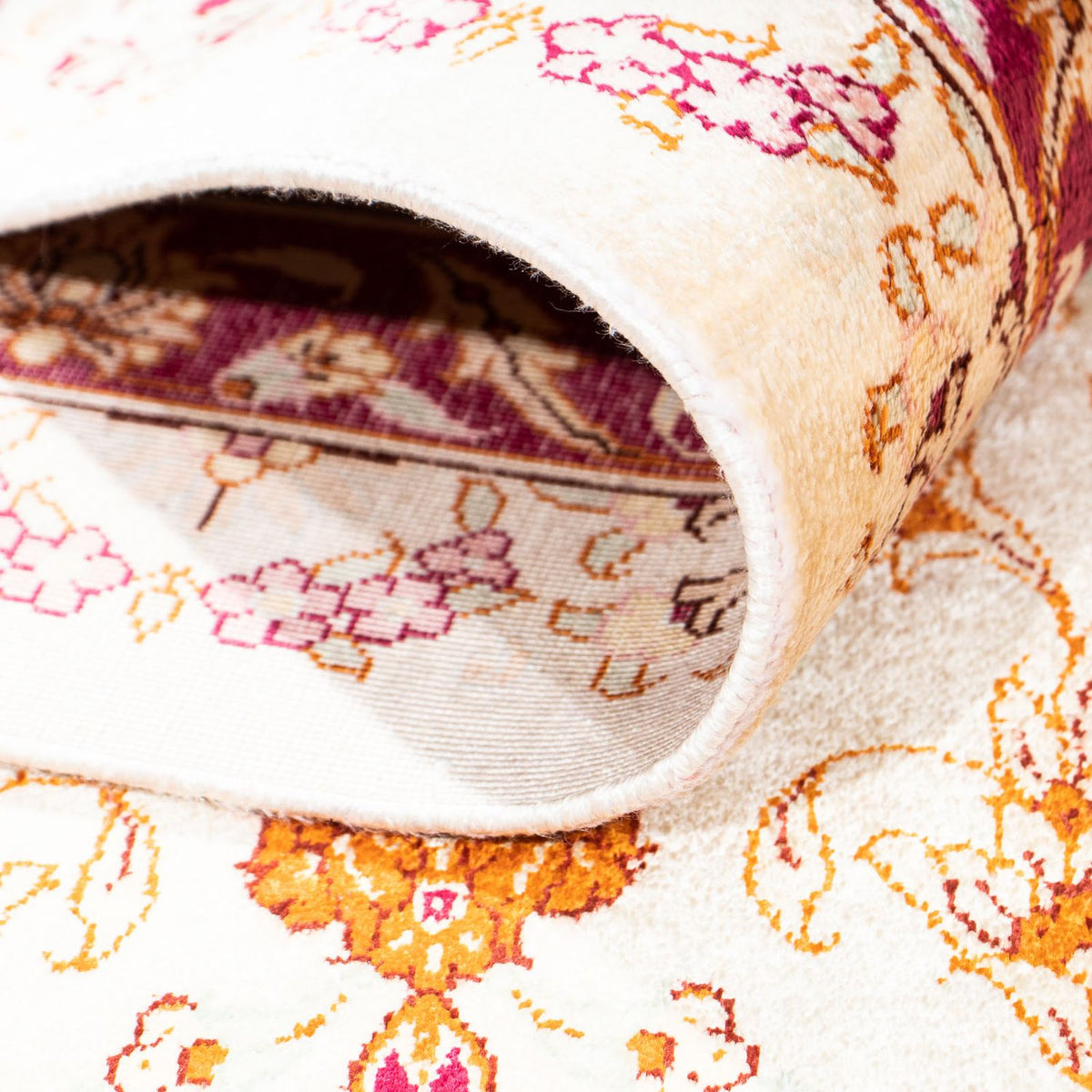 Tapis persan - Ghom - 240 x 157 cm - beige