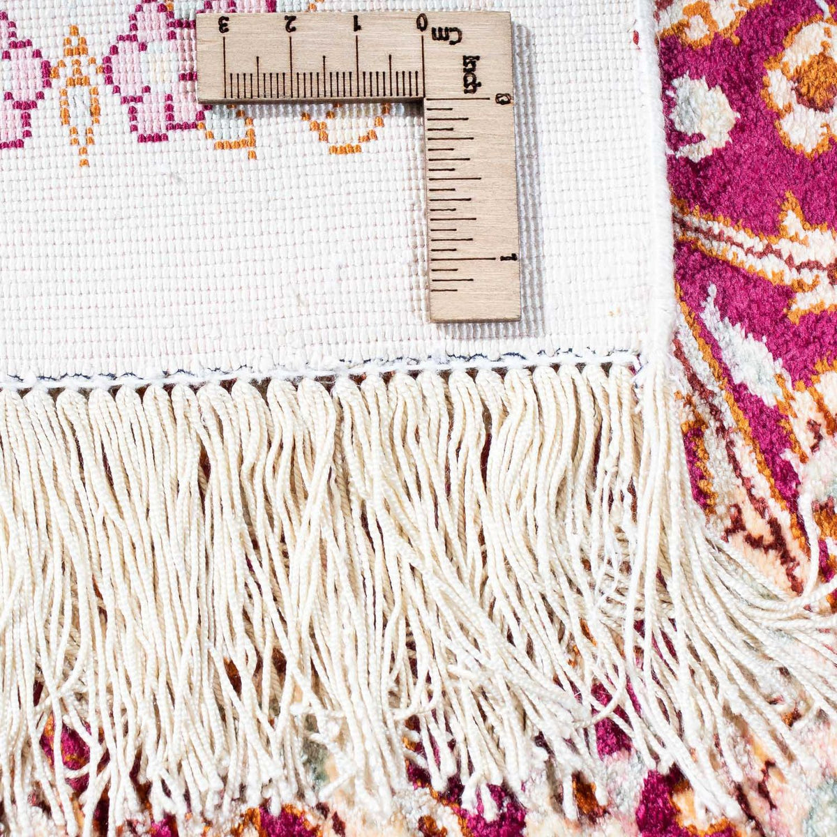 Tapis persan - Ghom - 240 x 157 cm - beige