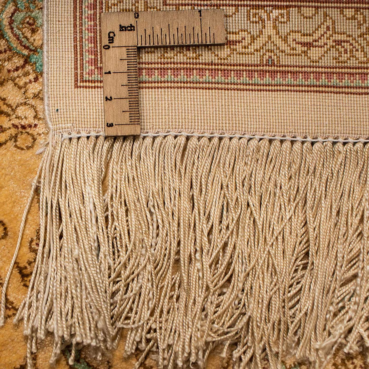 Tapis persan - Ghom - 198 x 134 cm - beige