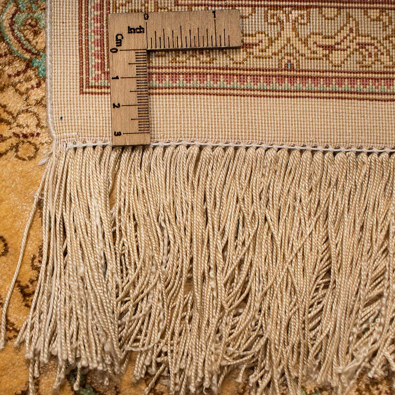 Tapis persan - Ghom - 198 x 134 cm - beige