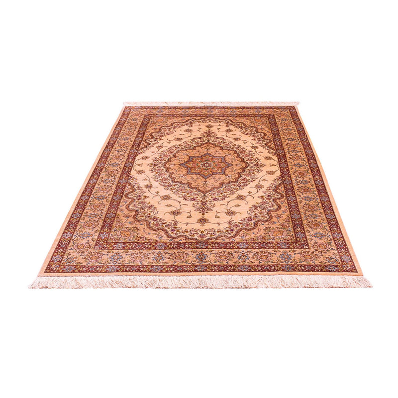 Tapis en soie - Ghom soie - Premium - 188 x 130 cm - beige