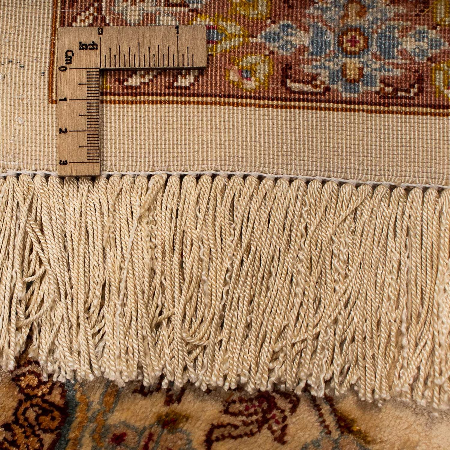 Tapis en soie - Ghom soie - Premium - 188 x 130 cm - beige