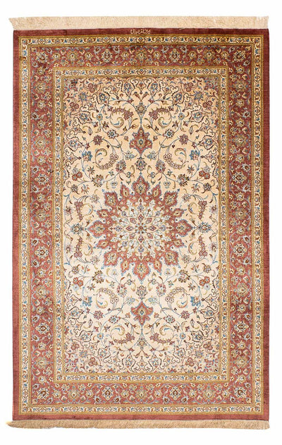 Tapis de Qom en soie Tapis 128x200cm - Tapis oriental