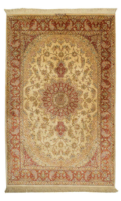 Tapis de Qom en soie Tapis 130x210cm - Tapis oriental