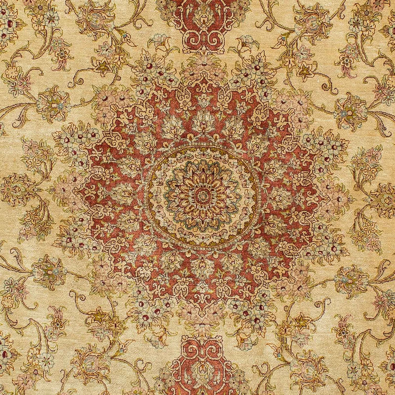 Tapis en soie - Ghom soie - Premium - 210 x 130 cm - beige