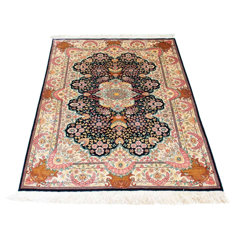 Tapis persan - Ghom - 130 x 81 cm - beige