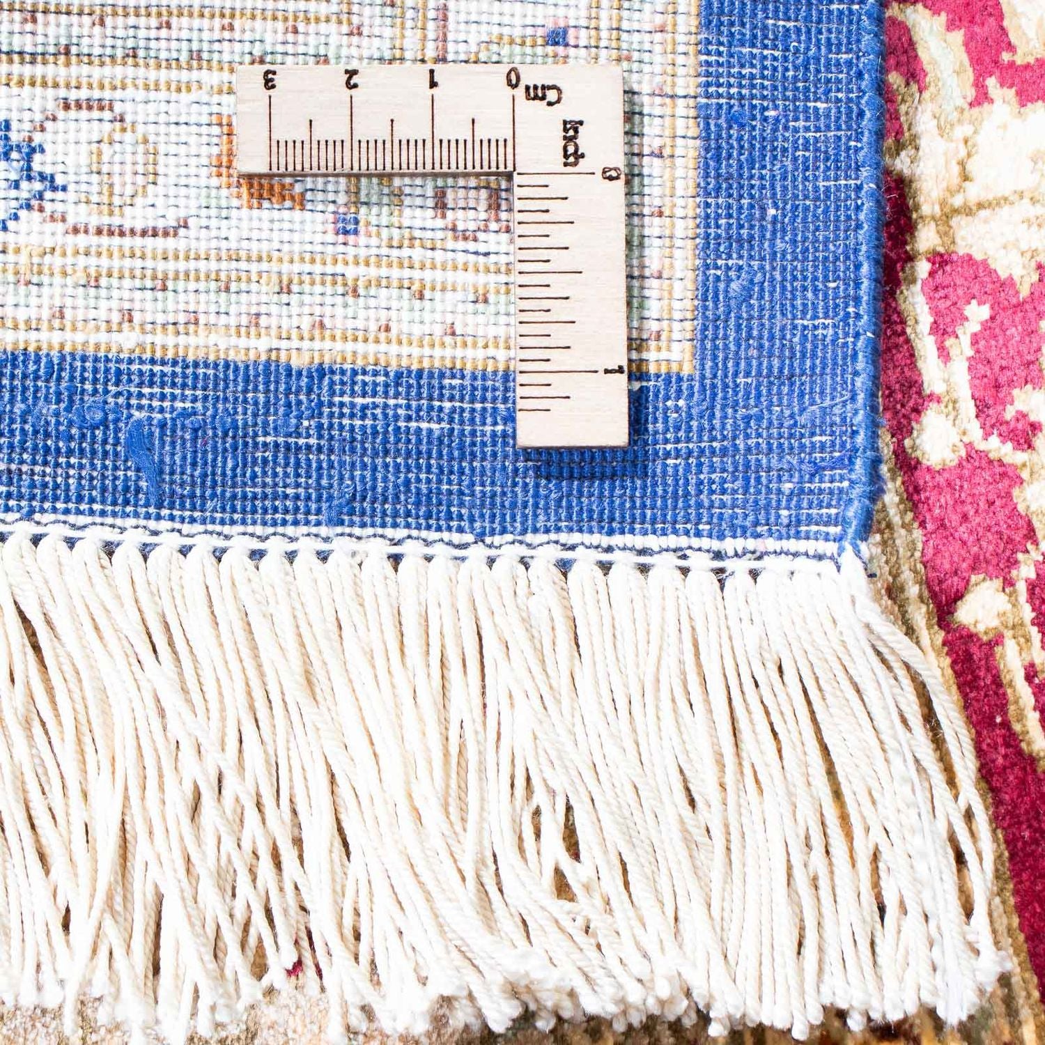 Tapis persan - Ghom - 152 x 100 cm - bleu foncé