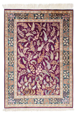 Tapis persan - Ghom - 144 x 97 cm - violet