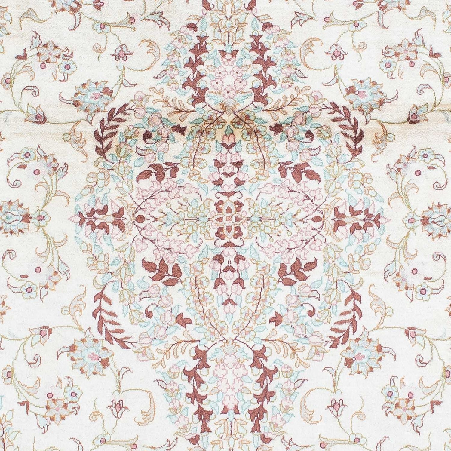 Tapis persan - Ghom - 147 x 98 cm - beige