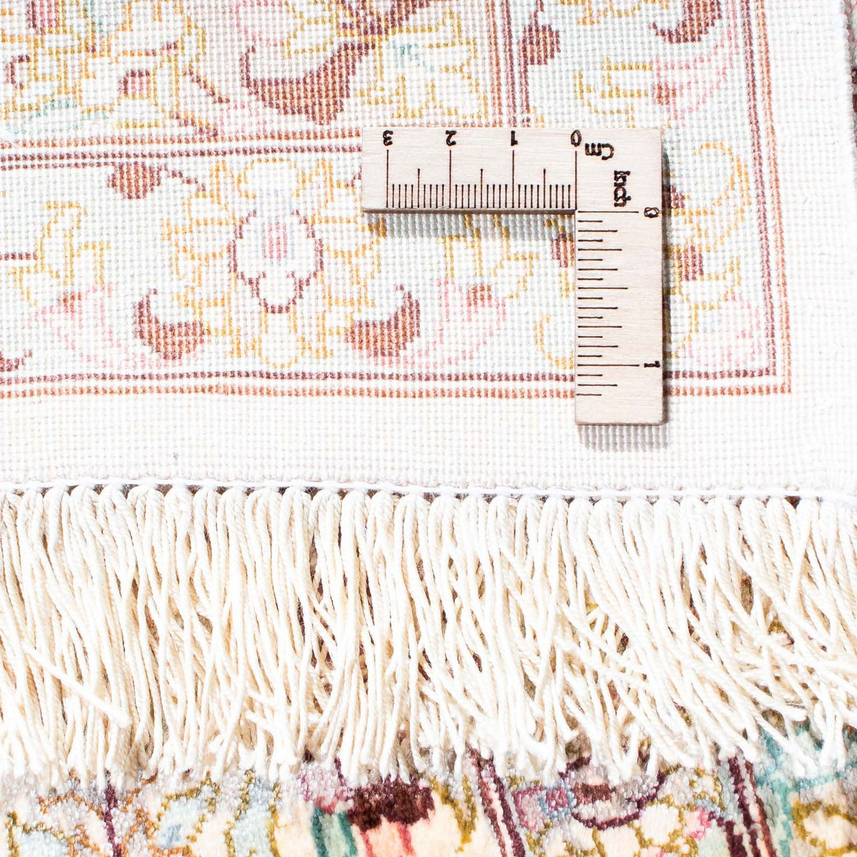 Tapis persan - Ghom - 147 x 98 cm - beige