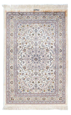 Tapis persan - Ghom - 147 x 97 cm - beige