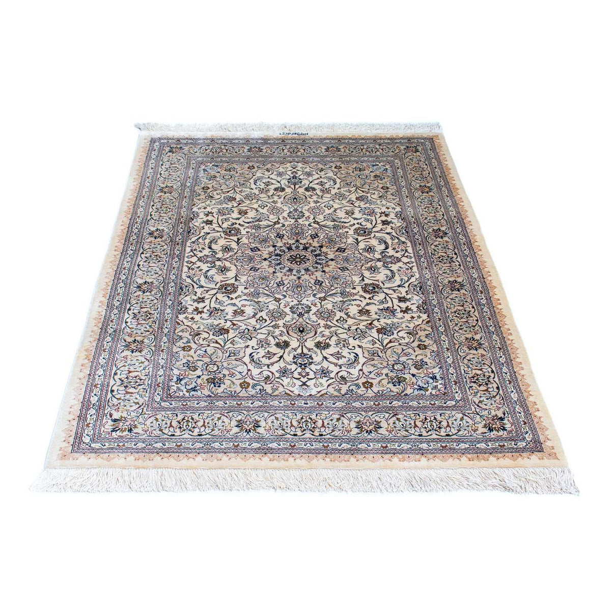 Tapis persan - Ghom - 147 x 97 cm - beige