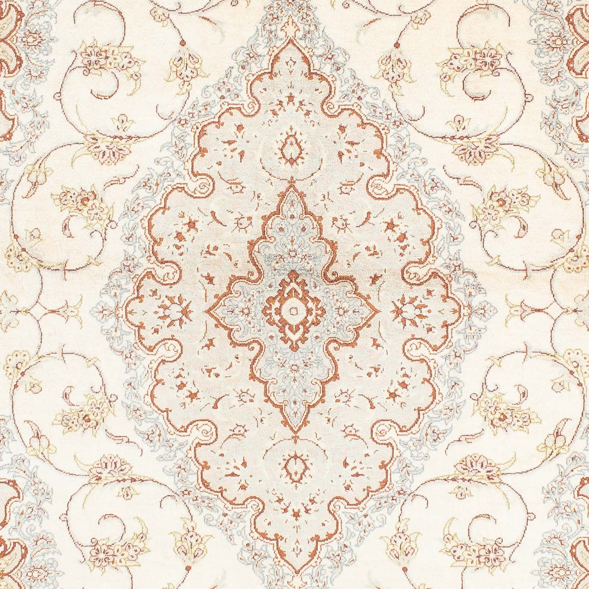 Tapis persan - Ghom - 155 x 97 cm - beige
