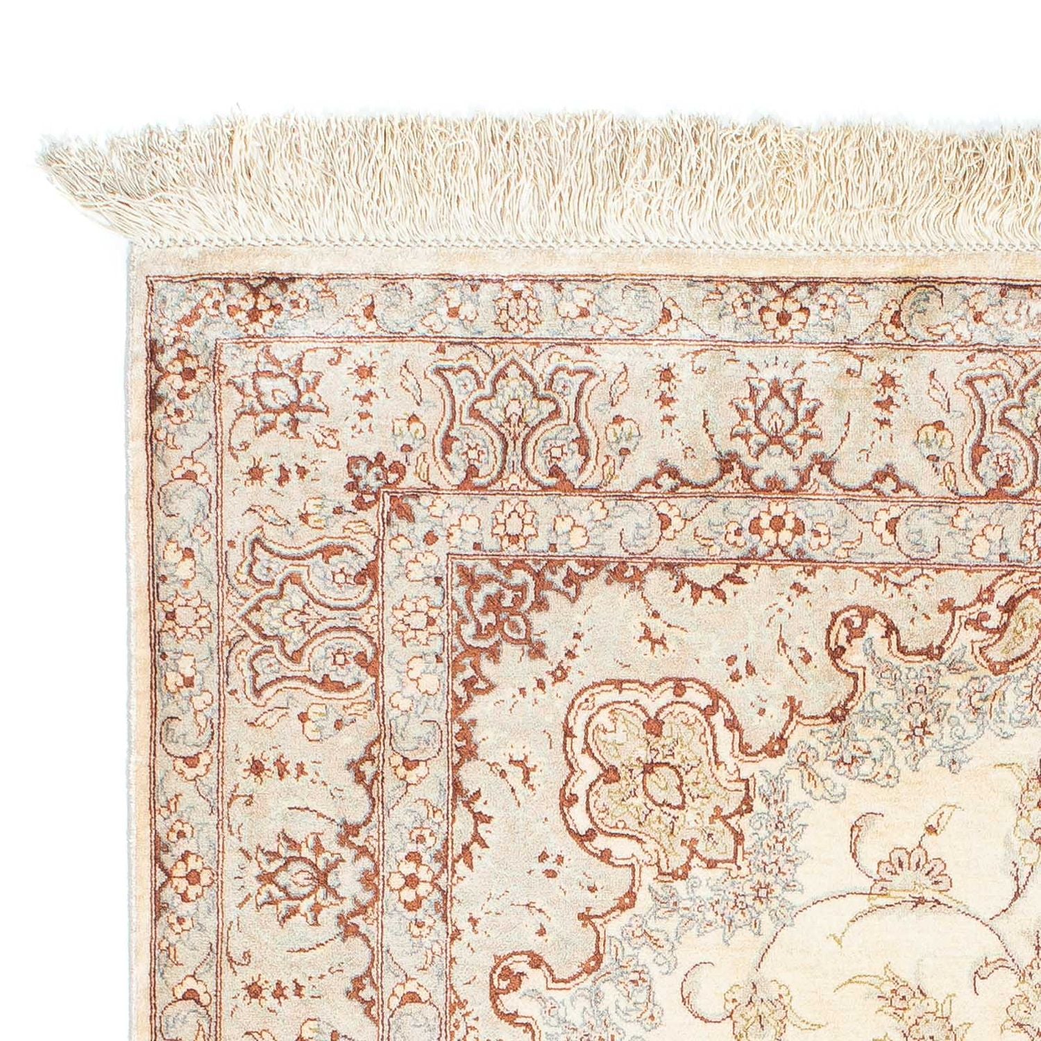 Tapis persan - Ghom - 155 x 97 cm - beige