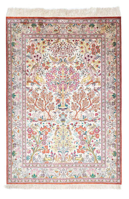 Tapis persan - Ghom - 148 x 100 cm - beige