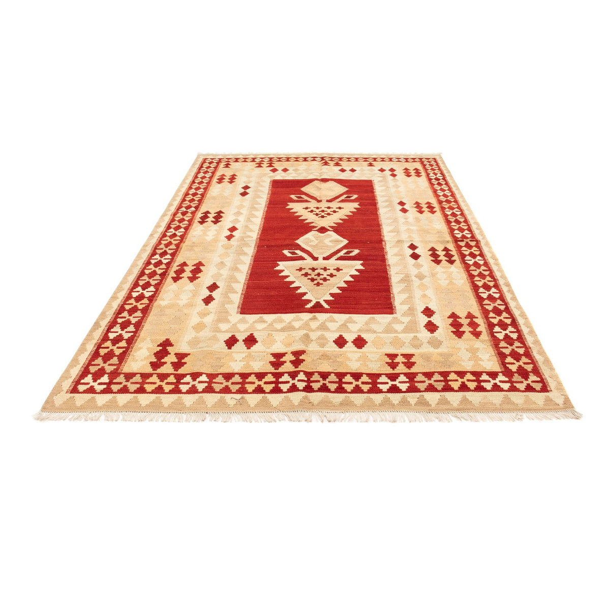 Tapis Kelim - Oriental - 256 x 173 cm - beige