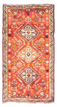 Tapis persan - Nomadic - 152 x 81 cm - rouge