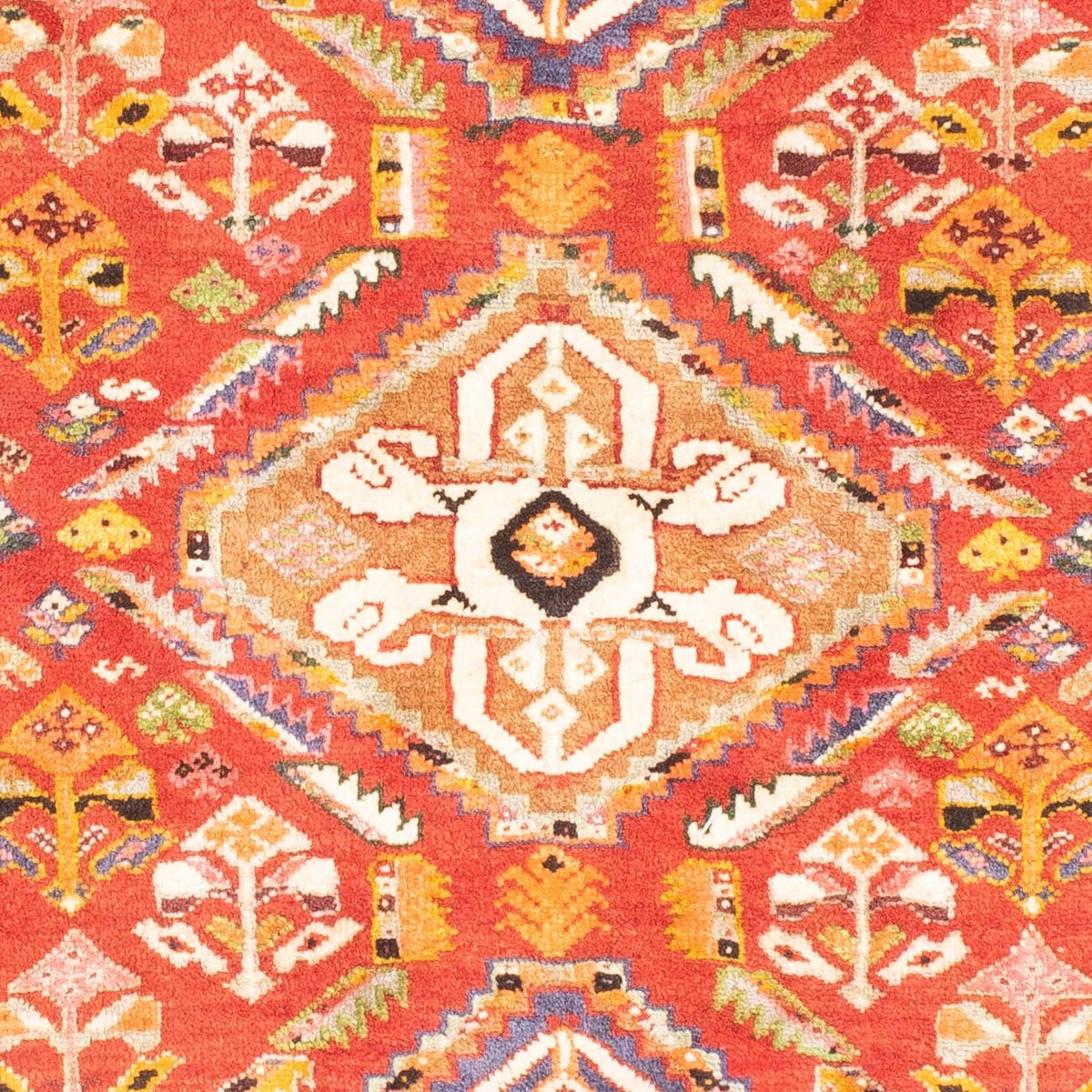 Tapis persan - Nomadic - 152 x 81 cm - rouge