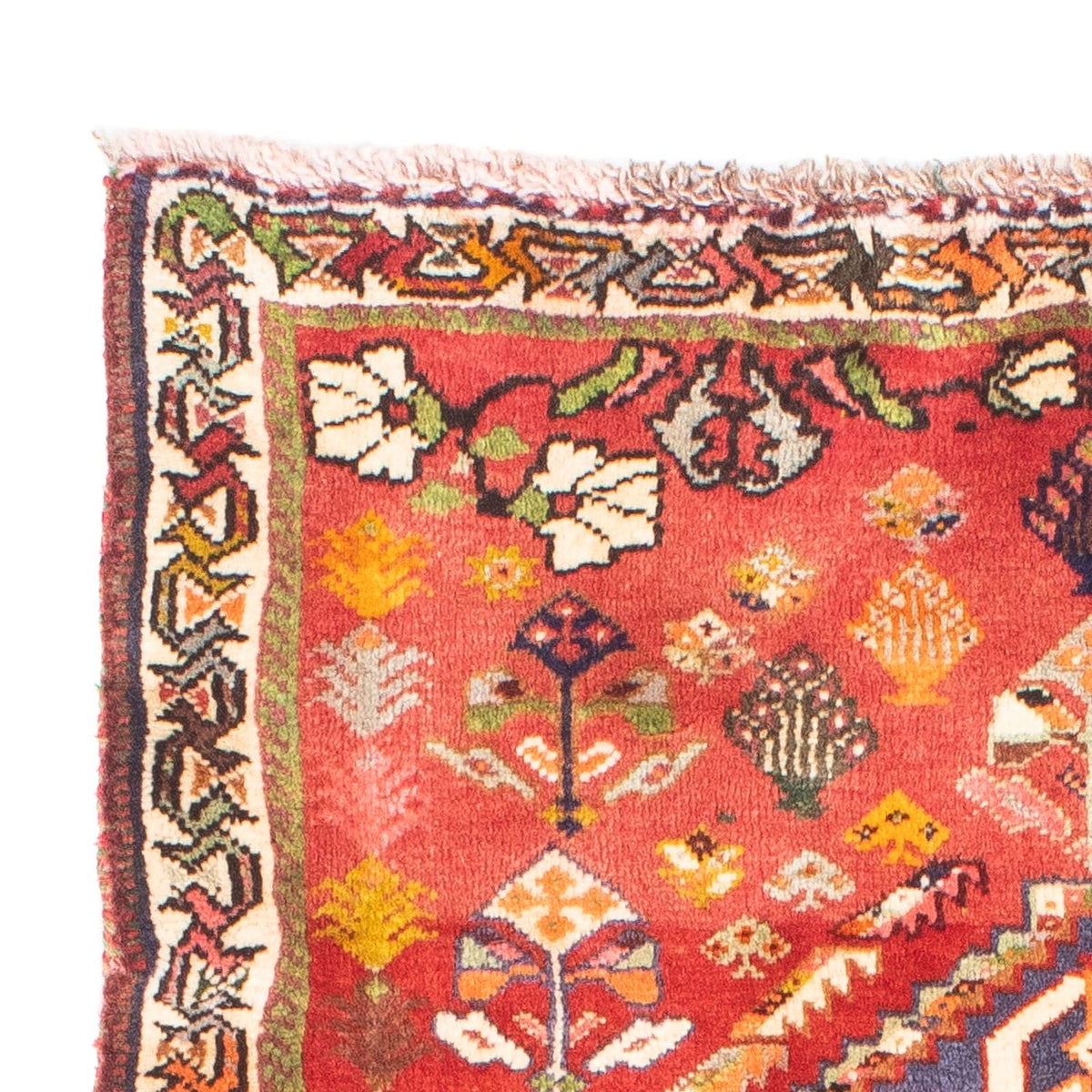 Tapis persan - Nomadic - 152 x 81 cm - rouge