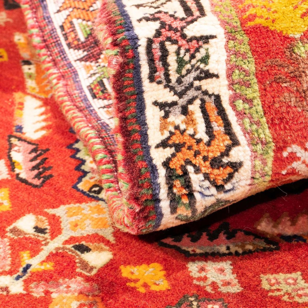 Tapis persan - Nomadic - 152 x 81 cm - rouge