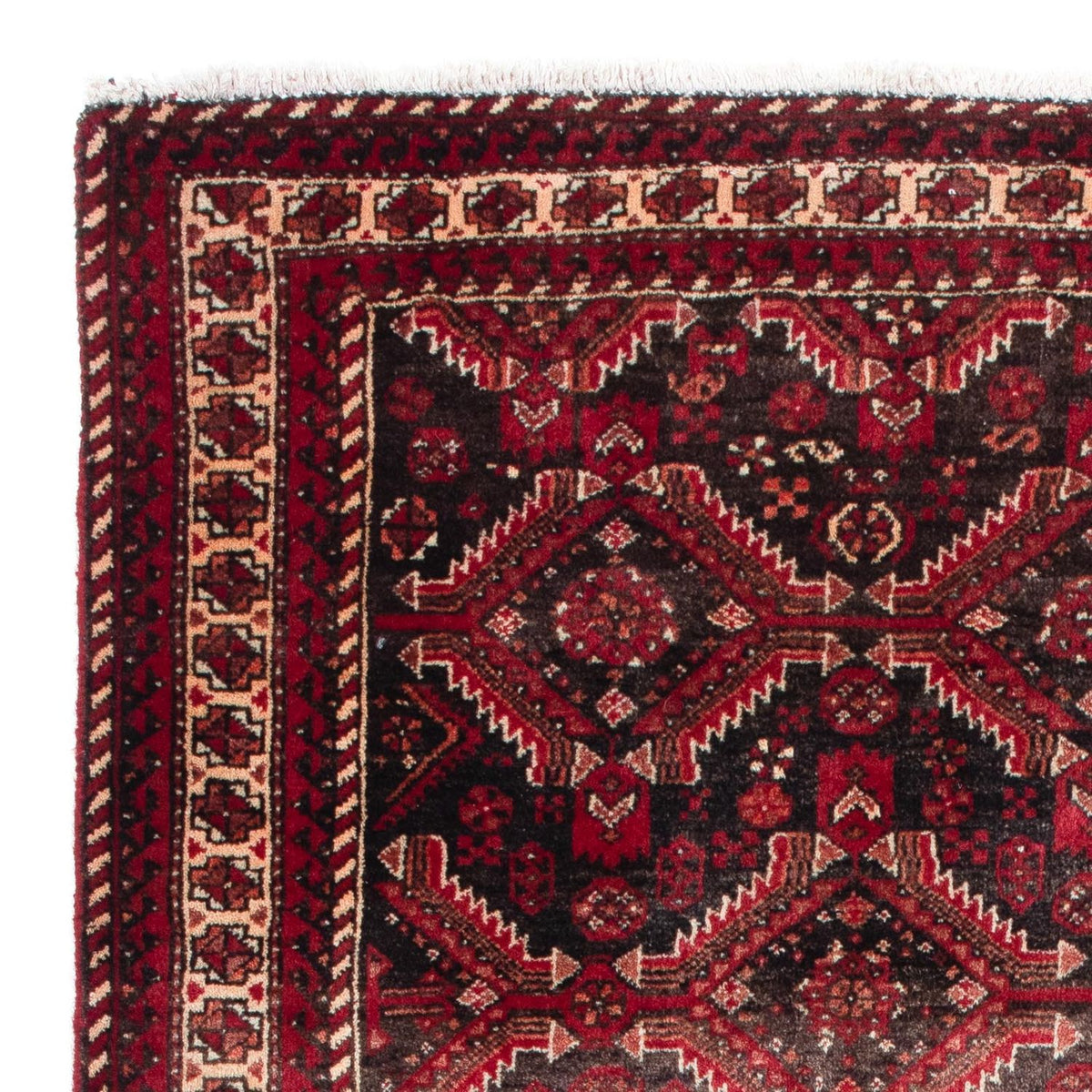 Tapis de couloir Tapis Belutsch - 195 x 99 cm - rouge foncé
