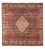 Tapis persan - Bidjar carré  - 208 x 198 cm - rouge