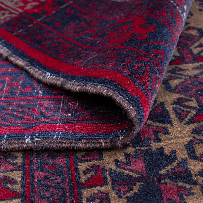 Tapis Belutsch - 125 x 92 cm - rouge foncé