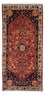Tapis persan - Nomadic - 151 x 72 cm - rouge foncé