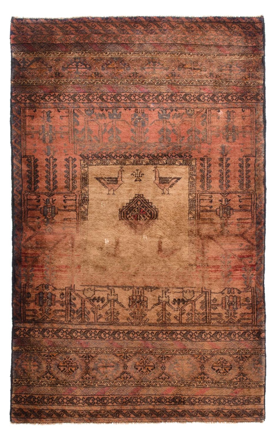 Tapis Belutsch - 172 x 105 cm - marron