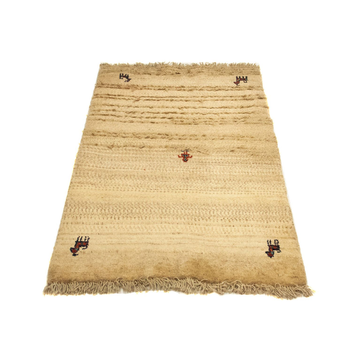 Tapis Gabbeh - Persan - 133 x 78 cm - beige