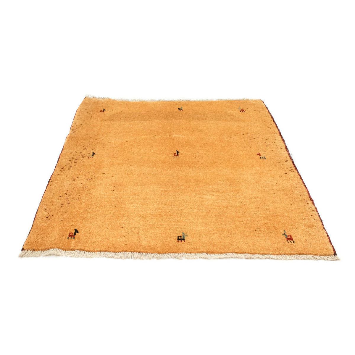 Tapis Gabbeh - Persan - 170 x 137 cm - or