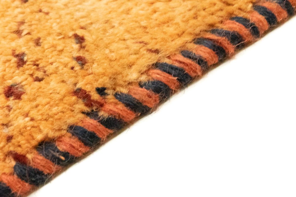 Tapis Gabbeh - Persan - 86 x 58 cm - or