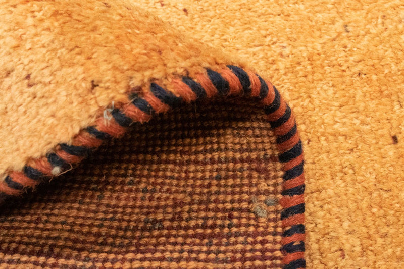 Tapis Gabbeh - Persan - 86 x 58 cm - or