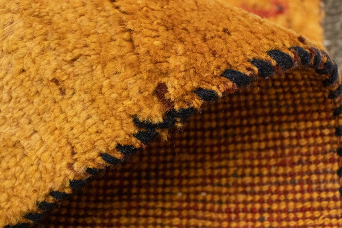 Tapis Gabbeh - Persan - 87 x 62 cm - or